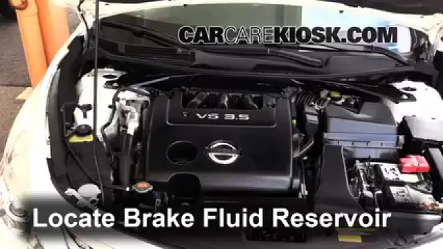 2015 Nissan Altima SL 3.5L V6 Brake Fluid Add Fluid
